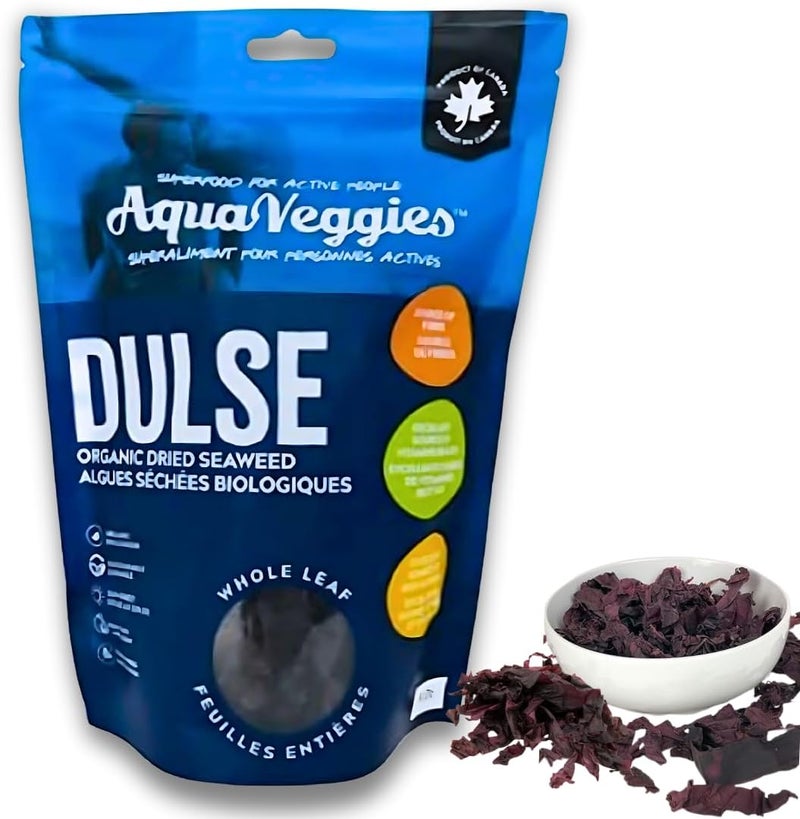 Aqua Veggies Organic Atlantic Whole Leaf Dulse - 4 oz - Image 1